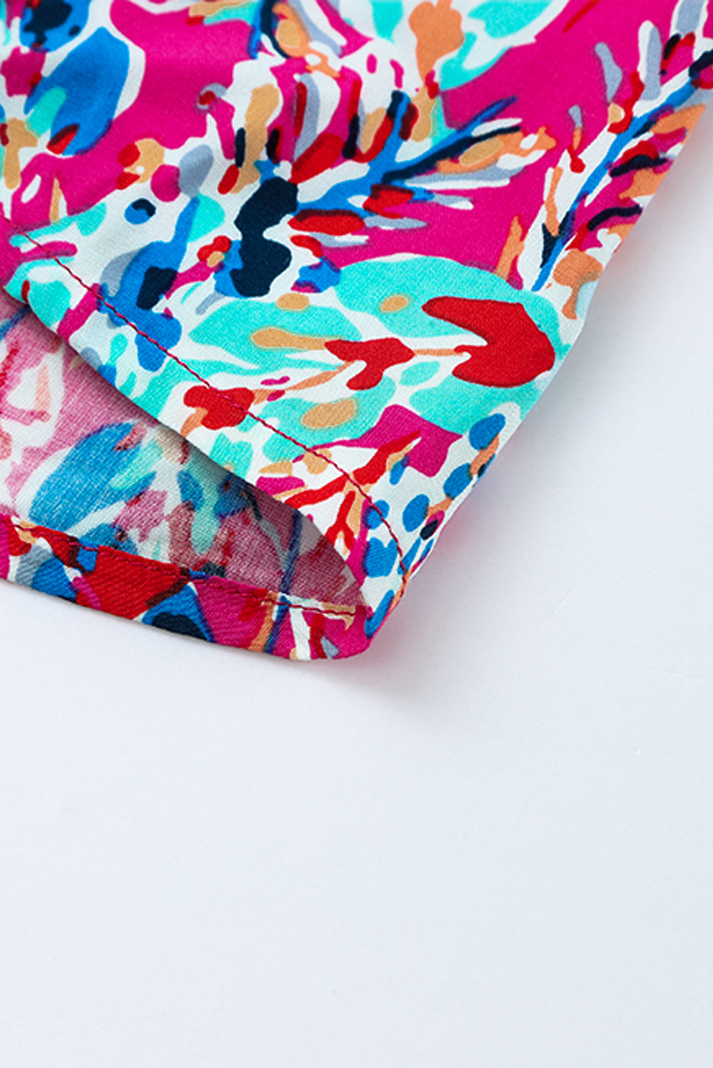 Wrap v nek bloemen maxi jurk