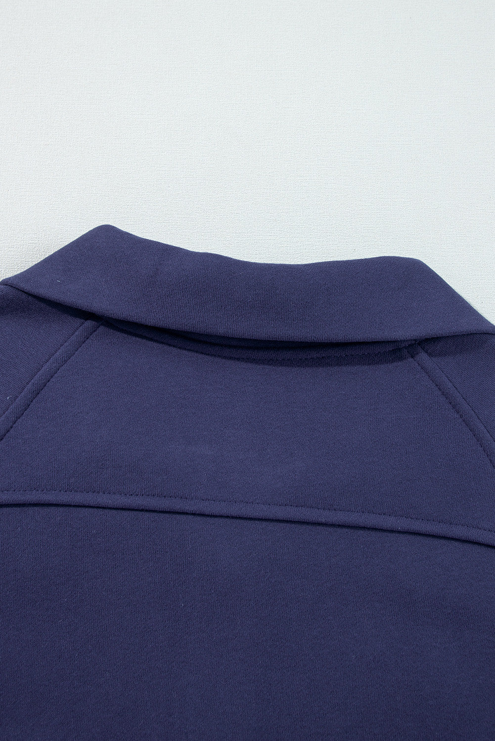 Smoke Green Fleece Lined Zip Up Stand Collar Thumbhole Sleeve Sweatshirt