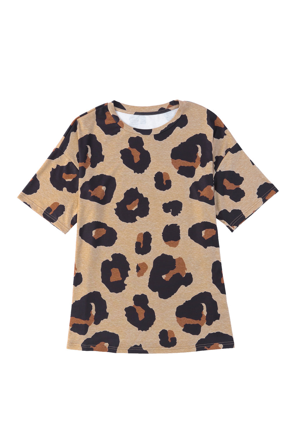 Vriendje luipaardprint los T-shirt