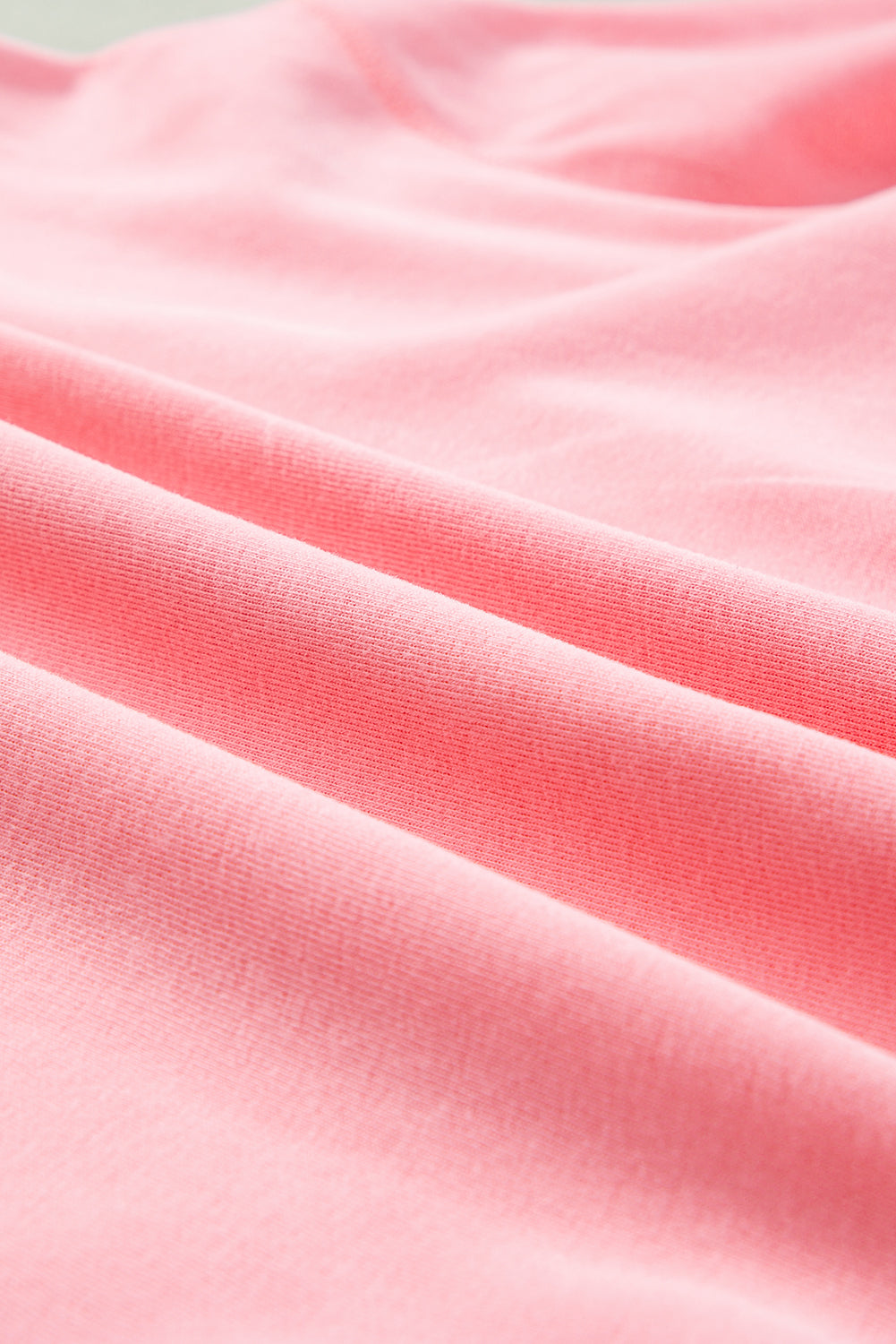 Roze sweatshirt met colorblock-bubbelmouwen