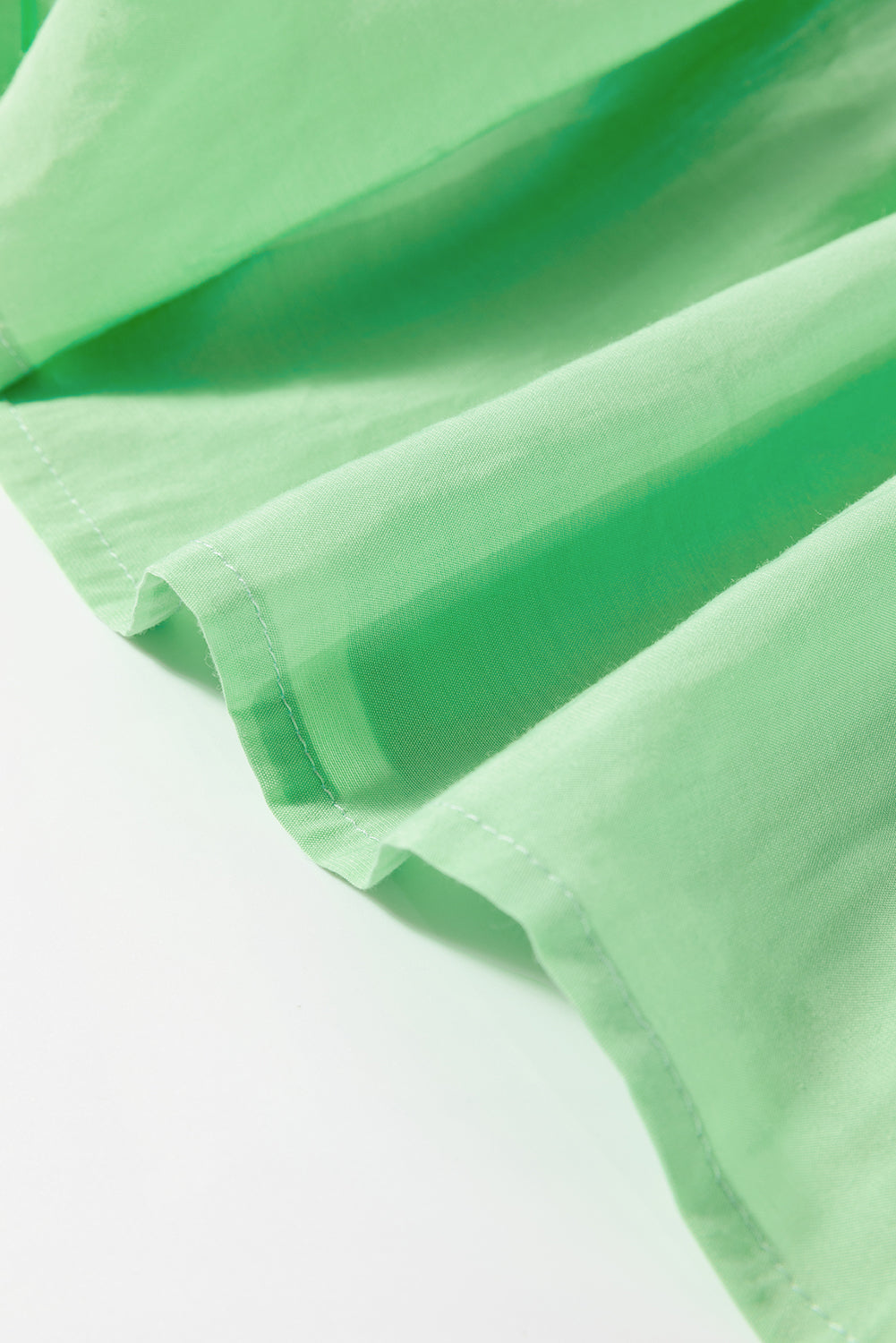 Donkerblauwe kleurblokklock frilled v necy puff halve mouw shift jurk