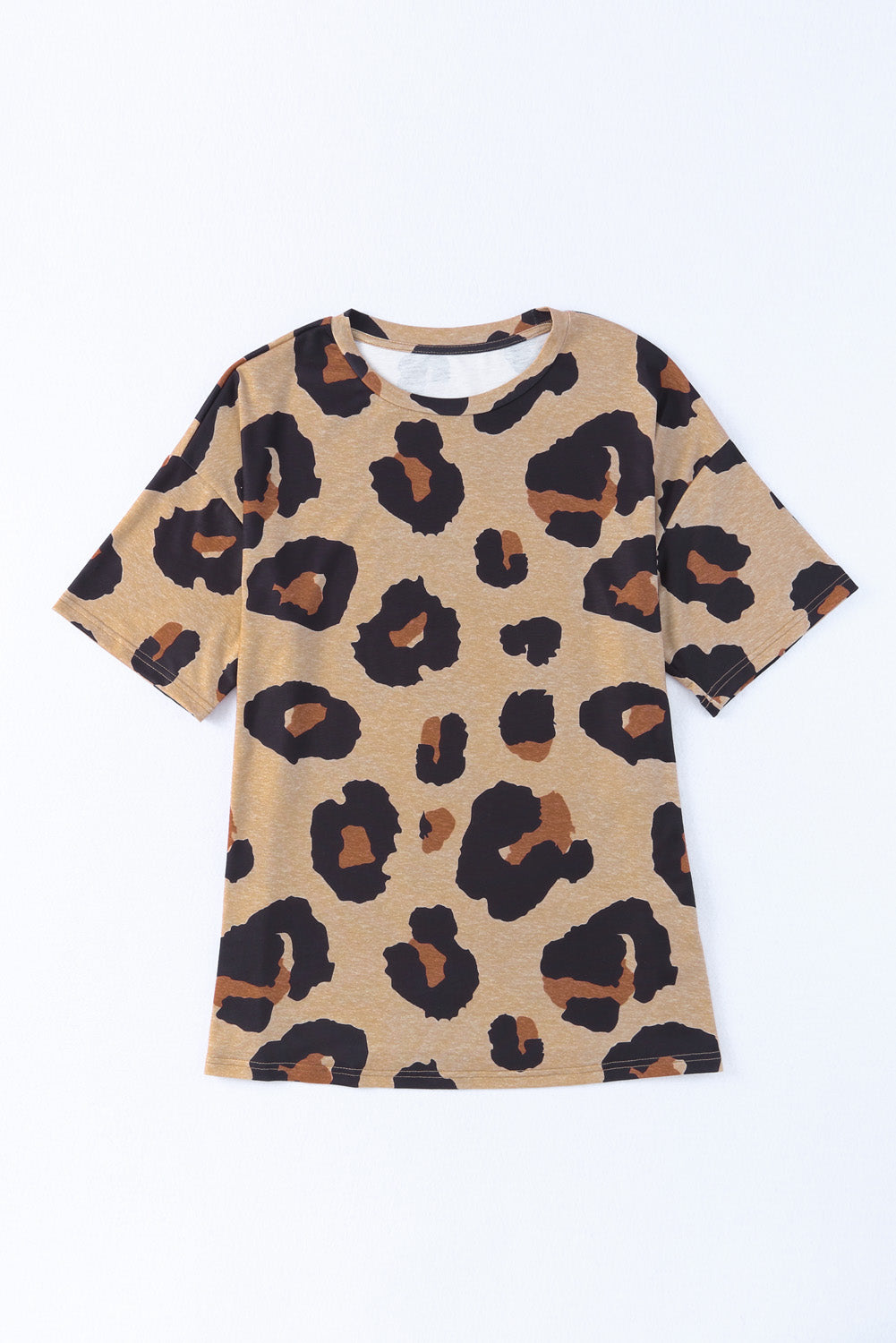 Vriendje luipaardprint los T-shirt