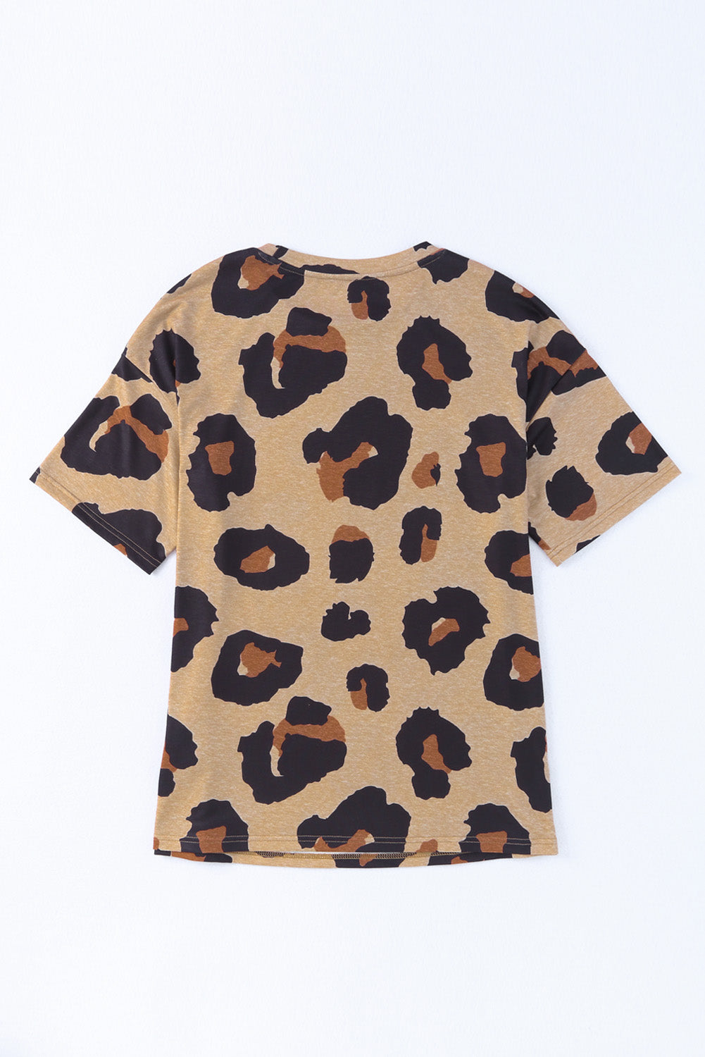 Vriendje luipaardprint los T-shirt