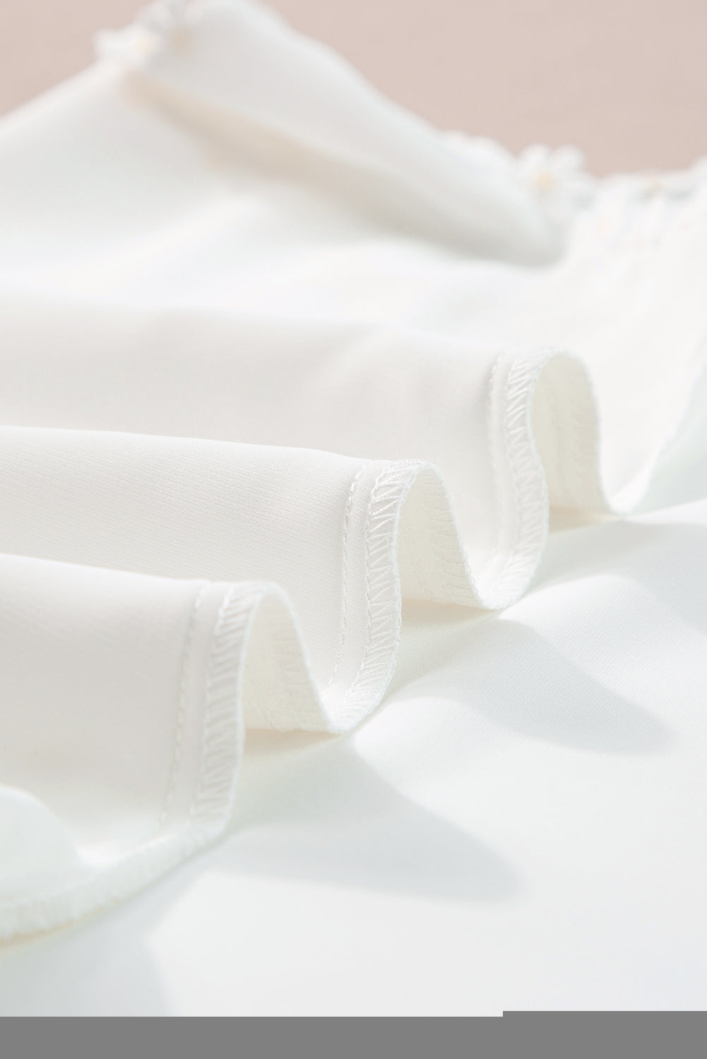 Witte margriet bloem bandjes tanktop