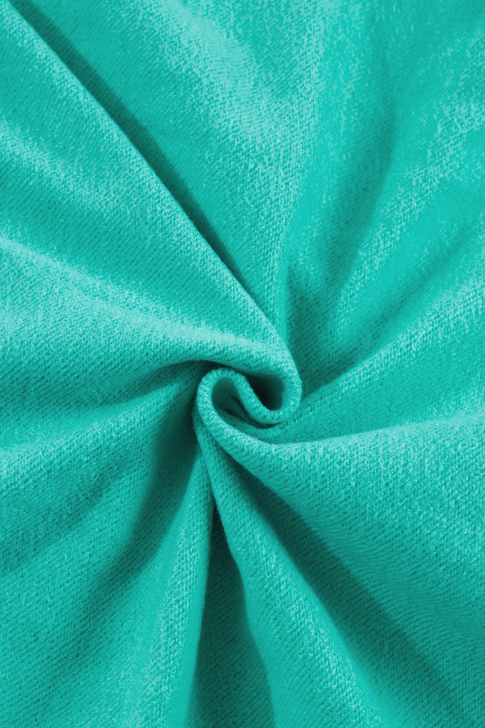 Smoke Green Fleece Lined Zip Up Stand Collar Thumbhole Sleeve Sweatshirt