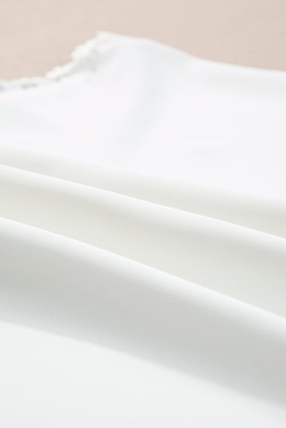 Witte margriet bloem bandjes tanktop