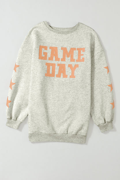 Grapefruit Oranje Speldag Grafisch Rugby Voetbal Seizoen Sweatshirt
