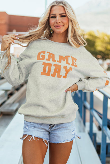 Grapefruit Oranje Speldag Grafisch Rugby Voetbal Seizoen Sweatshirt