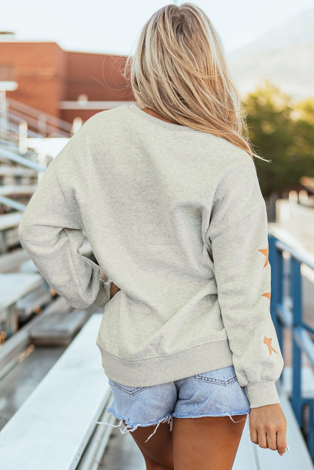 Grapefruit Oranje Speldag Grafisch Rugby Voetbal Seizoen Sweatshirt