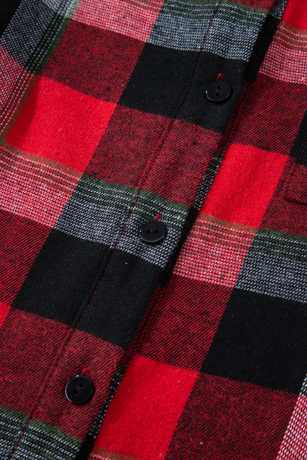 Rode kerst geblokte patroon losse shirt en broek loungeset