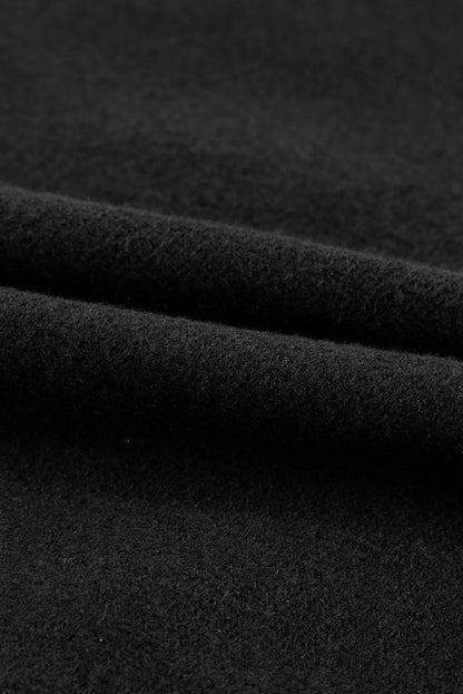 Smoke Green Fleece Lined Zip Up Stand Collar Thumbhole Sleeve Sweatshirt
