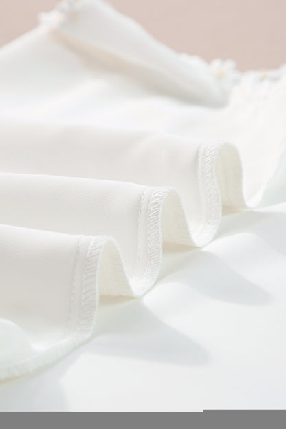 Witte margriet bloem bandjes tanktop