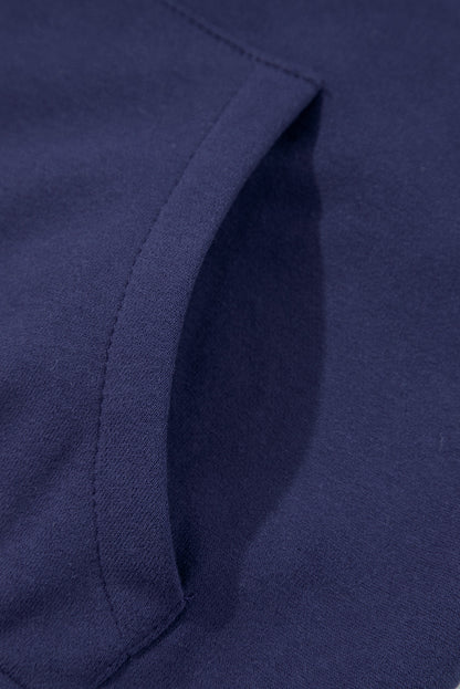 Smoke Green Fleece Lined Zip Up Stand Collar Thumbhole Sleeve Sweatshirt
