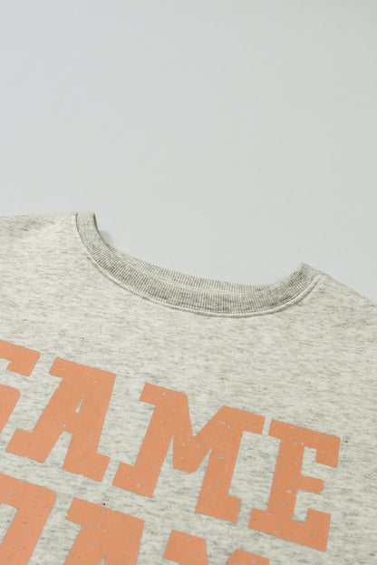 Grapefruit Oranje Speldag Grafisch Rugby Voetbal Seizoen Sweatshirt