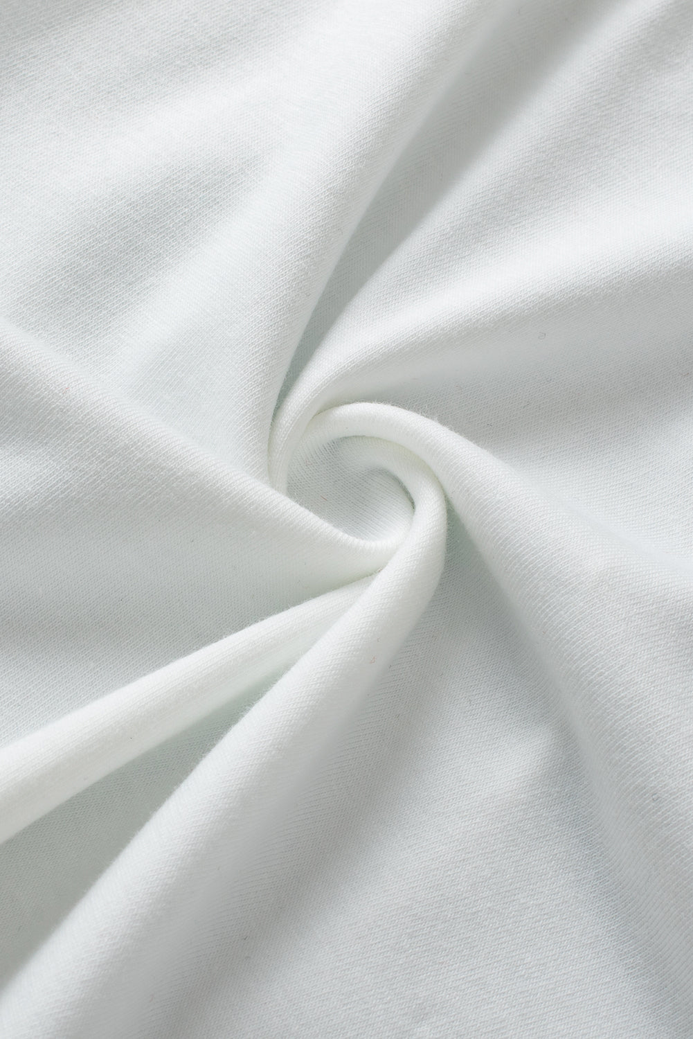 Witte geplooide tanktop met ronde hals