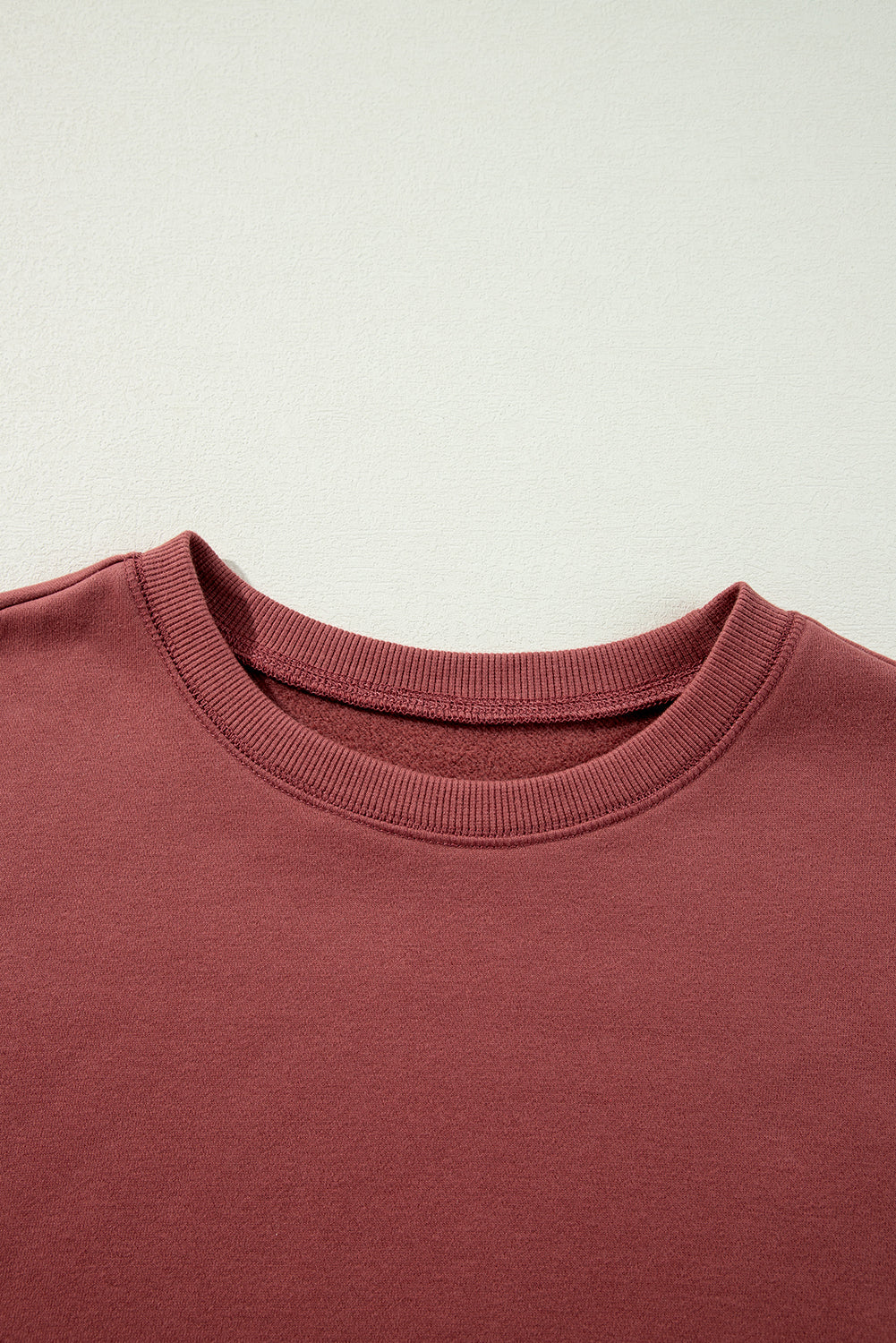 Gold Flame Two Tone Patchwork Drop Shoulder Pullover Sweatshirt